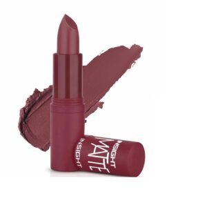 Insight Cosmetics Matte Lipstick |Long Lasting Lipstick for Women |Keeps Lips Moisturised |Single Swipe Application |Smooth & Light Weight |One Swipe Pigmentation(L-21=17)
