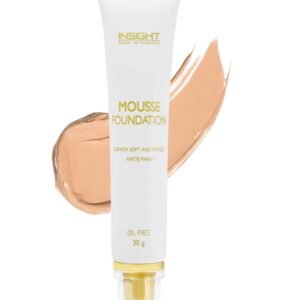 Insight Cosmetics Mousse Foundation with SPF-15|Oil Free|Pore Filler|Long Lasting|Flawless Matte Look|Best Selfie Make-up,30gm(Mousse-01)