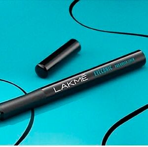 LAKMÉ Eyeconic Pro Brush Black, Matte Liner, Pencil