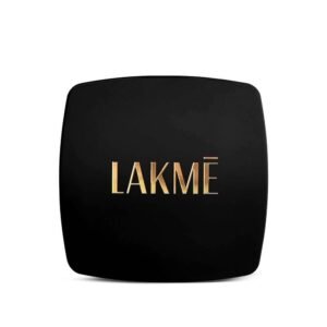 LAKMÉ Forever Matte Compact, Smooth Finish For Normal Skin , Lasts For 12 Hrs, Even Toned Look, Shell, 9G, Black
