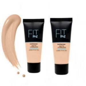 Lecherous Beauty Fit Me Matte+Poreless Liquid Tube Foundation Pack Of 2