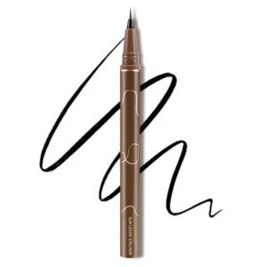 Liquid Eyeliner Pen Eye Makeup Waterproof Smudge proof Longwearing with Slim Tapered Tip Super Slim Liquid Eyeliner Quick Drying Formula Glides on Smoothly (Black)