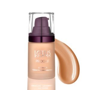 Lotus Makeup Proedit Silk Touch Perfecting Cream Luminous Foundation, Almond, 30Ml - Light, Normal