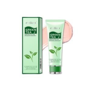 Maliao Green Tea Whitening Moist Skin Waterproof Foundation (SOFT IVORY)