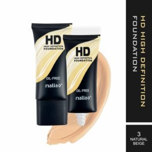 Maliao HD High Definition Oil-Free Foundation - Flawless Definition, Oil-Free Finish (NATURAL BEIGE)