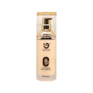 Matt Look Zero Pore Oil Control Full Coverage Foundation | No clogging of pores | 45 ml | Highly blendable formula | No flakiness | Feels like natural skin | Buildable and Blendable - Warm Nude