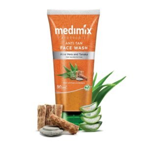 Medimix Ayurvedic Anti Tan Face Wash for tan protection| With Aloe vera and Tanaka| 100 ml