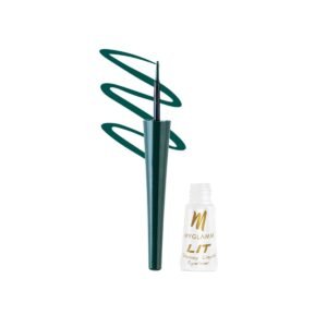 MyGlamm LIT Glossy Liquid Eyeliner-Green Soiree-3.5ml