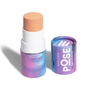 MyGlamm POSE HD Foundation Stick-Warm Beige (Beige)-5.5 g| Skin-blurring Foundation Stick | Long wearing & Light-weight HD Foundation