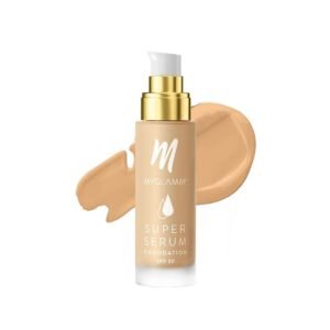 MyGlamm Super Serum Foundation - 201W Crêpe, 33 gm | Liquid Foundation with Hyaluronic Acid | 8 Hr+ Long Lasting & Hydrating Foundation with SPF 30