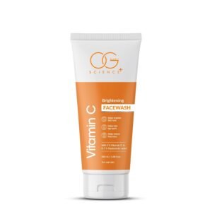OG BEAUTY Science Vitamin C Face Wash 100 ml | Smoothie Face Wash with Hyaluronic Acid for Radiant Skin | Advanced Antioxidant Formula for Daily Use | For All Skin Types | Men & Women