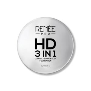 RENEE PRO HD 3 In 1 Compact - Gres 9 Gm, Works As Concealer, Foundation & Powder, SPF 20, Matte Finish, High Coverage, Ultralight & Silky Smooth Finish, Enriched With Vitamin E, C & Aloe Vera