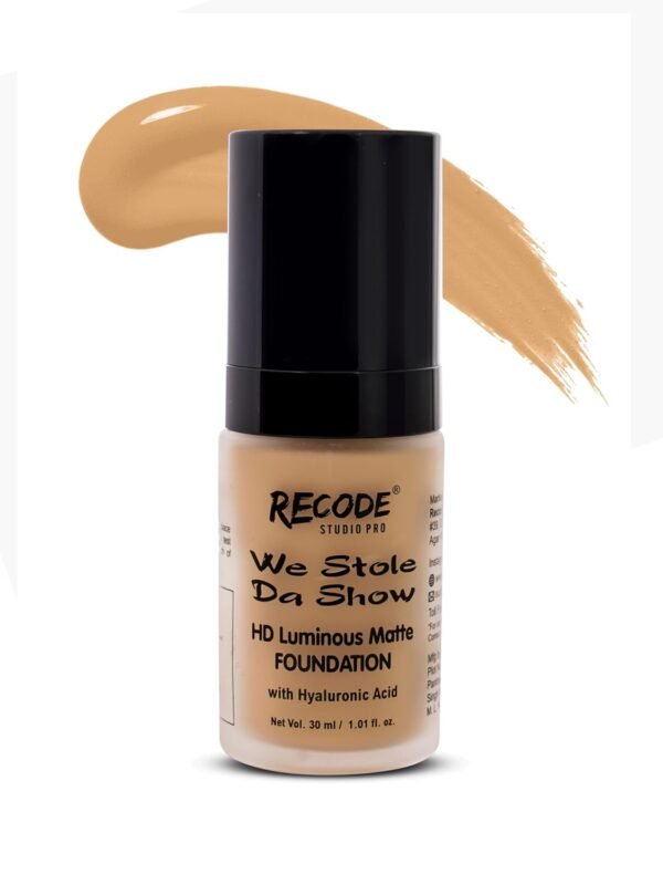 Recode HD Luminous Matte Foundation|30 ML|Indoi