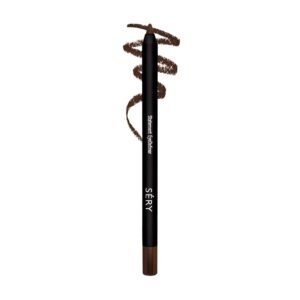 SÉRY Statement Eye Pencil 24 Hours Stay Gel Finish Eyeliner, Deep Brown, Shimmery Finish EP-06