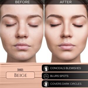 SOLDTRUE Radiant BB Foundation, Ultra-Creamy & Lightweight Formula, waterproof and Long Wear Liquid Foundation for Face Makeup, Non-greasy & Lightweight, Creamy Texture, Natural Finish