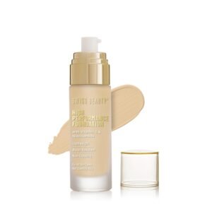 SWISS BEAUTY High Performance Matte Liquid Full Coverage Foundation For All Skin Types|Water-Resistant|Medium To Buildable |Lightweight|Easy To Blend|Vitamin C&Niacinamide|Medium Beige,55G,Pack Of 1