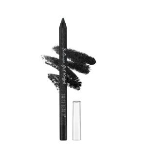 Swiss Beauty Intensegel Kajal Eyeliner, Eye Makeup, Glittery Black, 1.2G