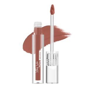 Swiss Beauty Stay On Matte Highly Pigmented Liquid Lipstick | With Vitamin E & Shea Butter | Smudge-Proof and Transfer-Proof | 24 Hour Stay | 2g, Shade- Brown Syrup