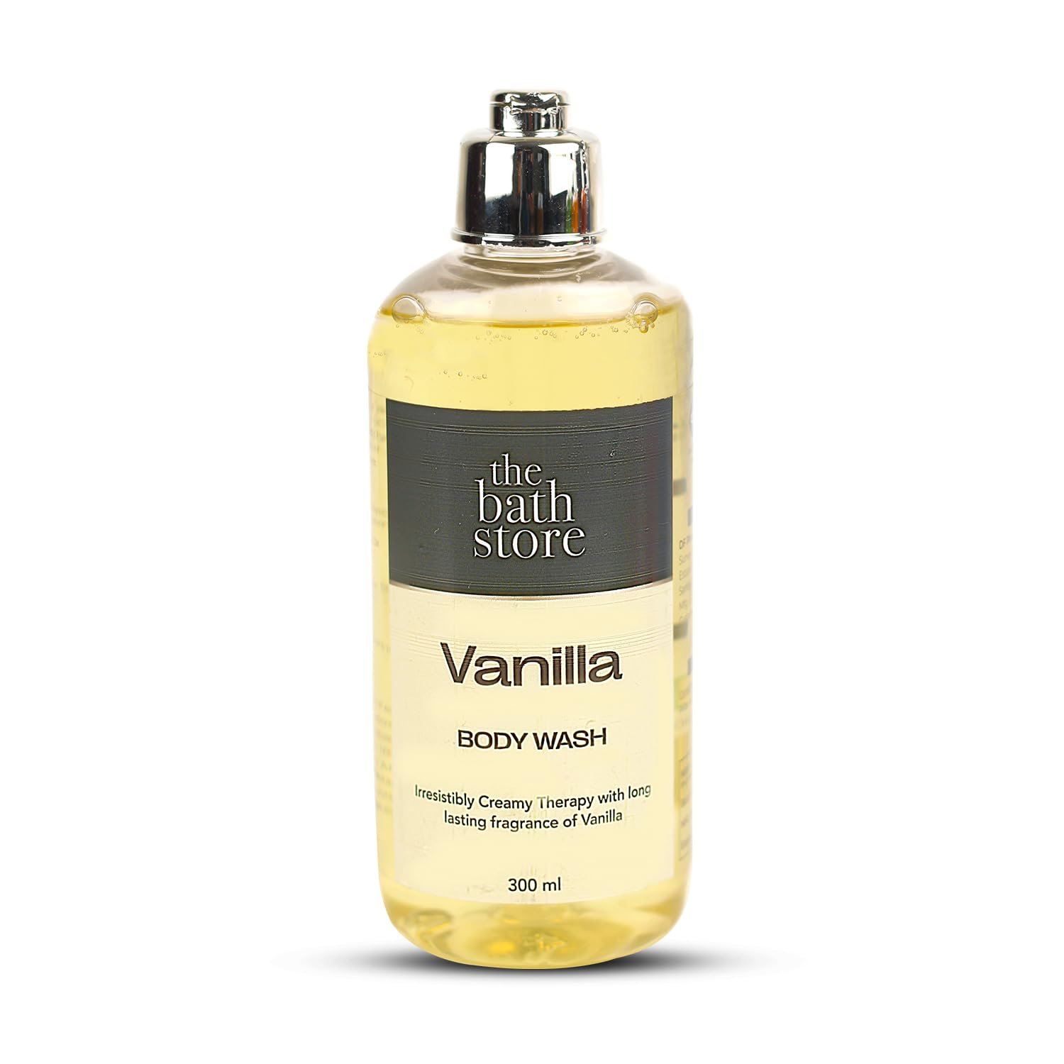 The Bath Store Vanilla Body Wash Shower Gel | Exfoliating Body Wash For Dry Skin & Oily Skin | Tan Removal Body Wash For Men & Women | Liquid Soap For Bath - 300ml