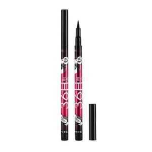 Woodcell 36H Black Waterproof Pen Liquid Eyeliner Eye Liner Pencil Make Up Beauty, Matte Finish - Multicolor (pack of 1)