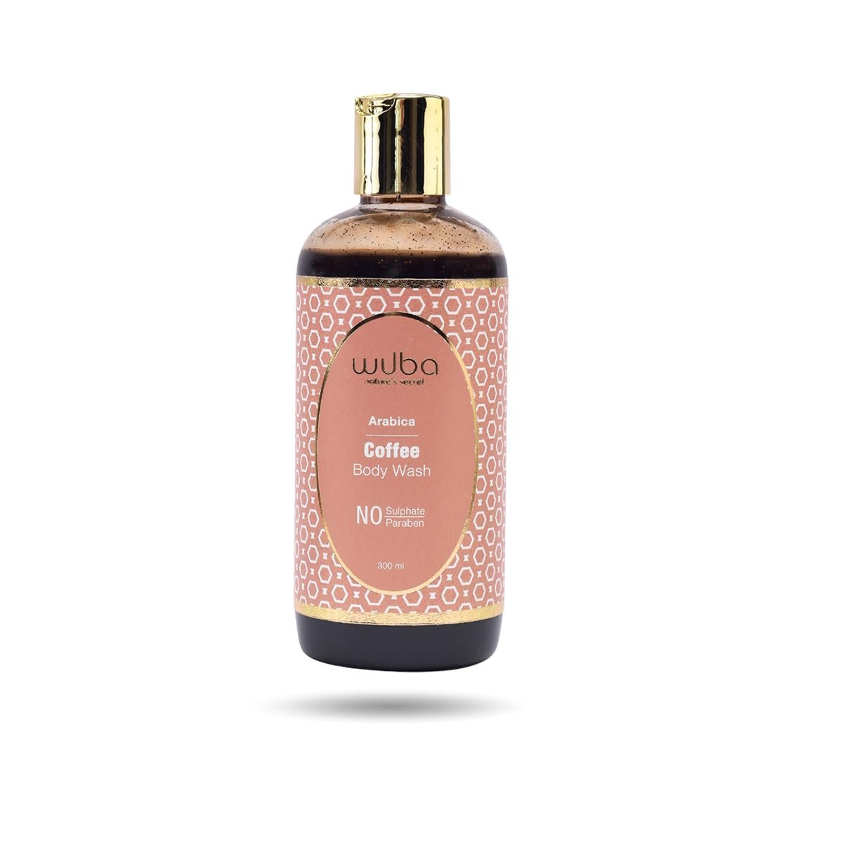 Wuba Nature's Secret Coffee Body Wash for Tan Removal and Deep Cleansing, Daily Use Shower Gel for Men & Women, Sulphate and Paraben Free, Exfoliate Dirt - 300ml