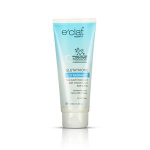 e'clat Glo Radiance Glutathione Face wash | With AHA, Vitamin C & Niacinamide | For Brighter, Radiant & Glowing Complexion | Dermatologist Recommended | For Men & Women All Skin Types | 100ml