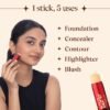 Eyetex Dazller Foundation Stick (Creamy Finish) (Honey FS31), 9g - Image 3