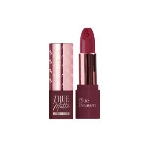 Blue Heaven True Matte Lipsticks for women with 2x Intense pigment | SPF Sun Protection | Weightless formula | Long Lasting upto 8Hrs, 22 Maroon Mania, 4g