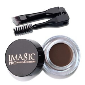 COSLUXE IMAGIC Gel Eyeliner, Waterproof Makeup Gel Eye Liner With Brush (4g) (brown 02)