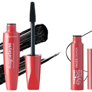Faces Canada Magneteyes Eyeliner Black 01 3.5 ml (Black) And Faces Canada Magneteyes Dramatic Volumizing Mascara Black 9.5 ml (Black)