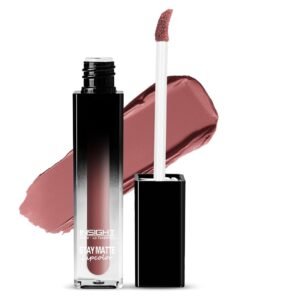Insight Cosmetics Stay Matte Lipcolor |Ultra Matte Flawless Texture |smudge Proof |Water Proof |Non Transferable |One Strock Application |Light Weight Formula, 3g(LG50-01) (BE YOURSELF)