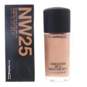 MAC Studio Fix Professional Waterproof oil-free Longlasting Liquid 24-hour colour-true foundation Matte Finish For Women, Girls 30ML (NC25, 30 ML)