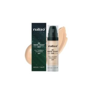 Maliao HD Matte Velvet Skin Full Coverage Foundation 24H (NATURAL BEIGE)