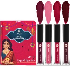 Noy Liquid Lipstick WinePeachCherry PinkCoffee Wine (Matte)