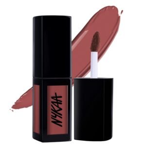 Nykaa Matte to Last Liquid Lipstick (14 Jhumki, Brown)