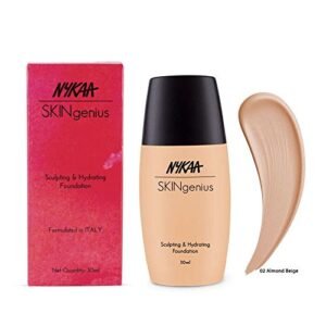Nykaa SKINgenius Sculpting & Hydrating Foundation - Almond Beige 02 (30ml)