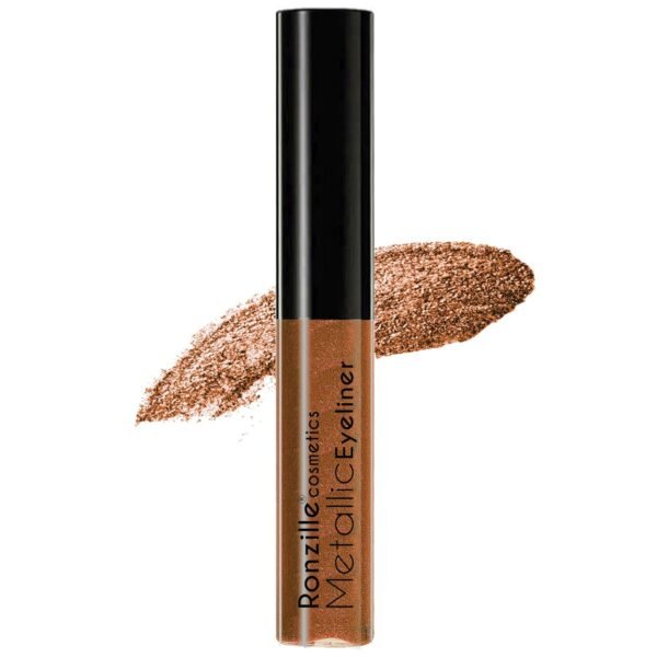 Ronzille Waterproof Shimmery, Metallic and Glitter Finish Eyeliner (Brown)