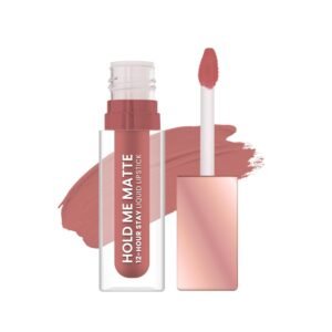 Swiss Beauty Hold Me Matte Liquid Lipstick | 12 Hours Stay | Non-Transfer Lipstick | Waterproof Lipstick with Intense Hydration| Shade - Cute Nude, 4.5ml